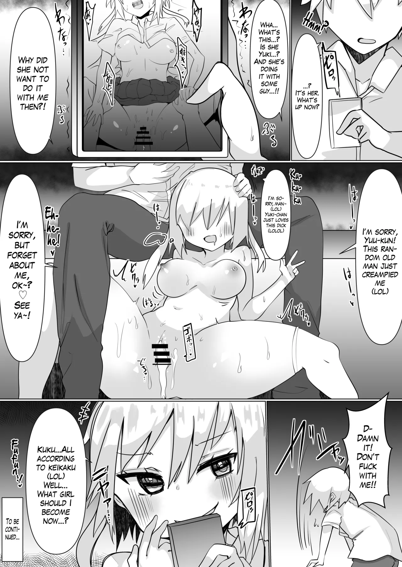 Hentai Manga Comic-Using a Body Change App to Have Sex! ~Lewdness Overload in a Woman's Body~-Read-31